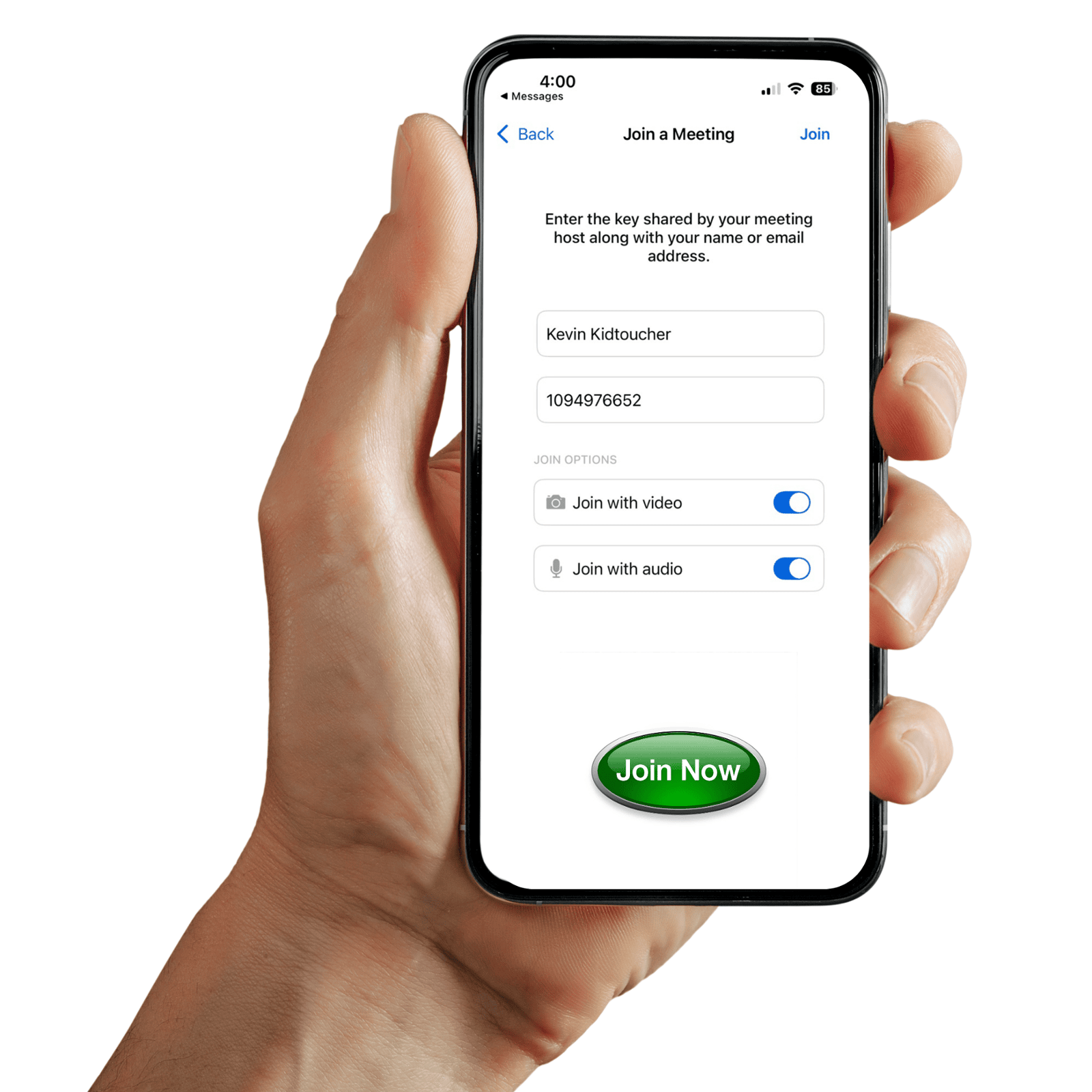 Invite remote support session