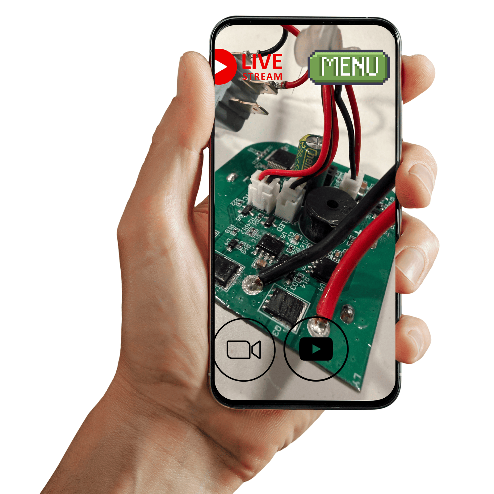 Remote support real-time visual view