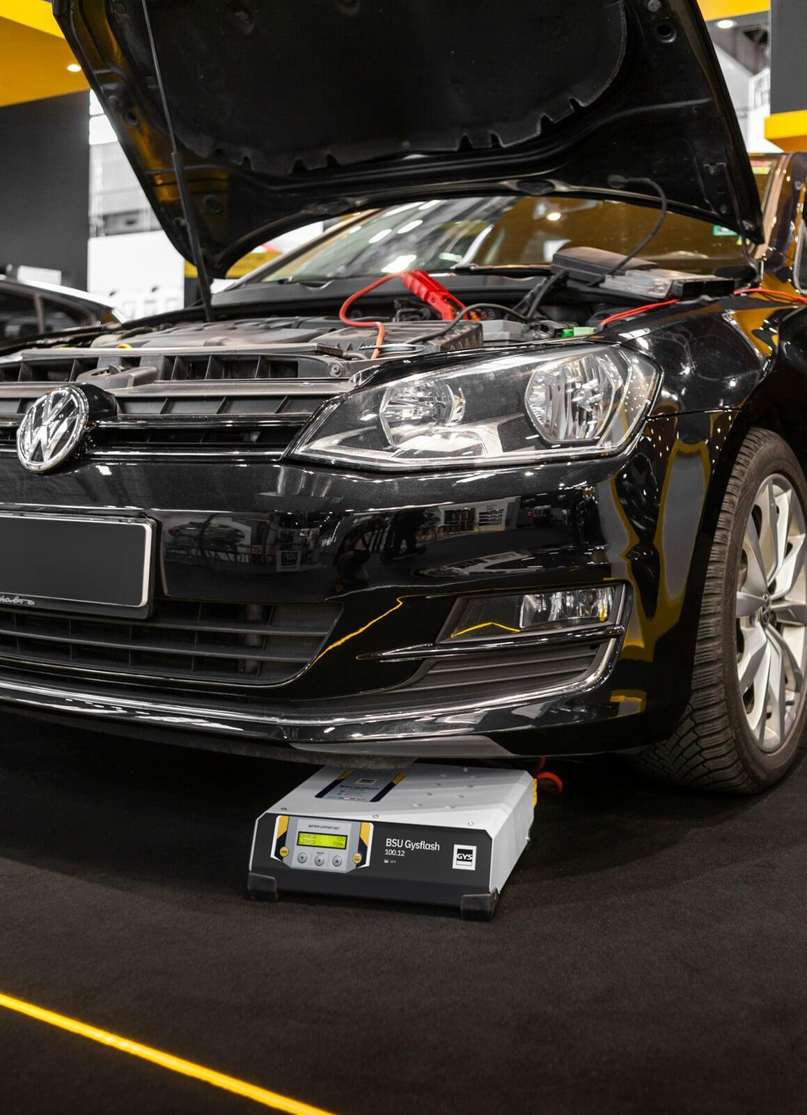 GYSFLASH 125.12 CNT FV in calibration or programming workflow