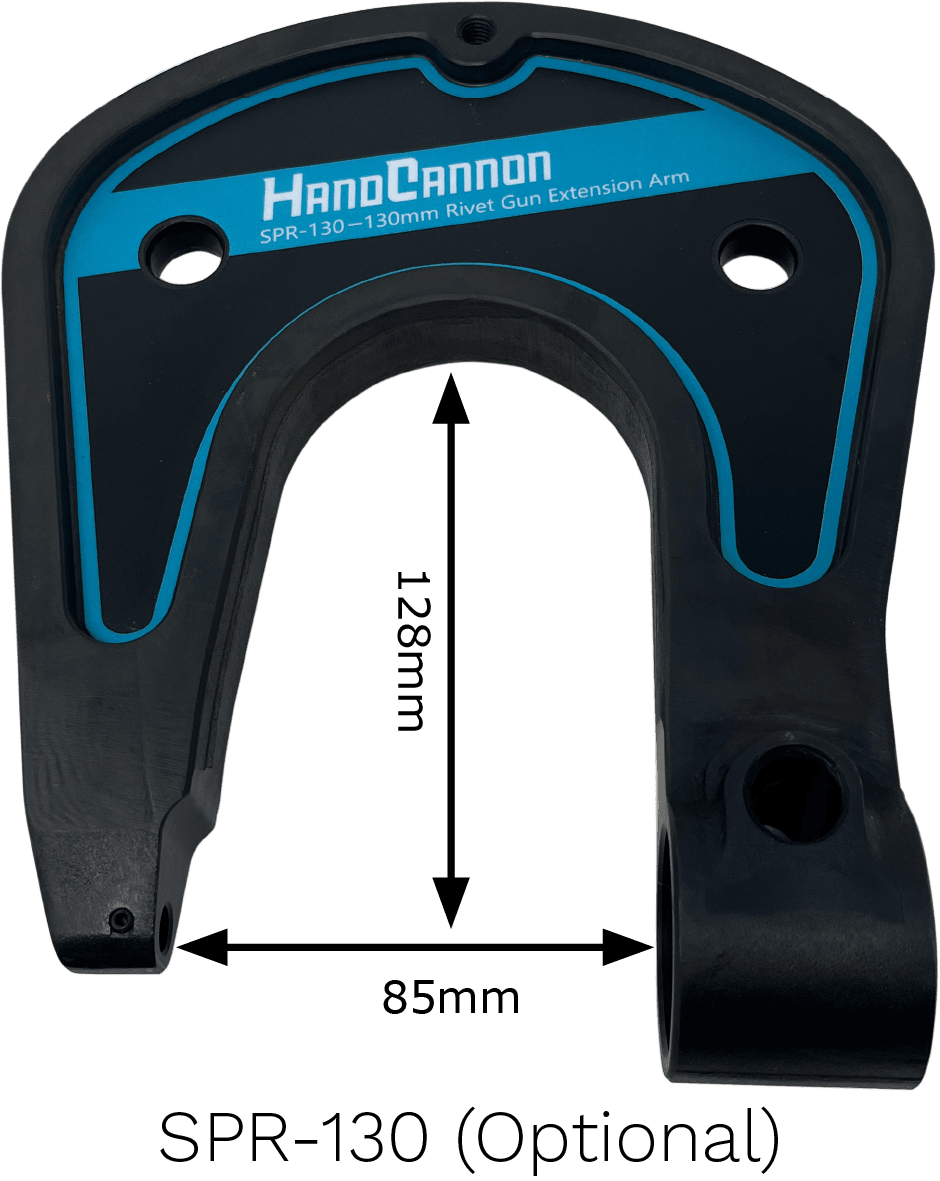 Hand Cannon SPR-130 optional riveting arm
