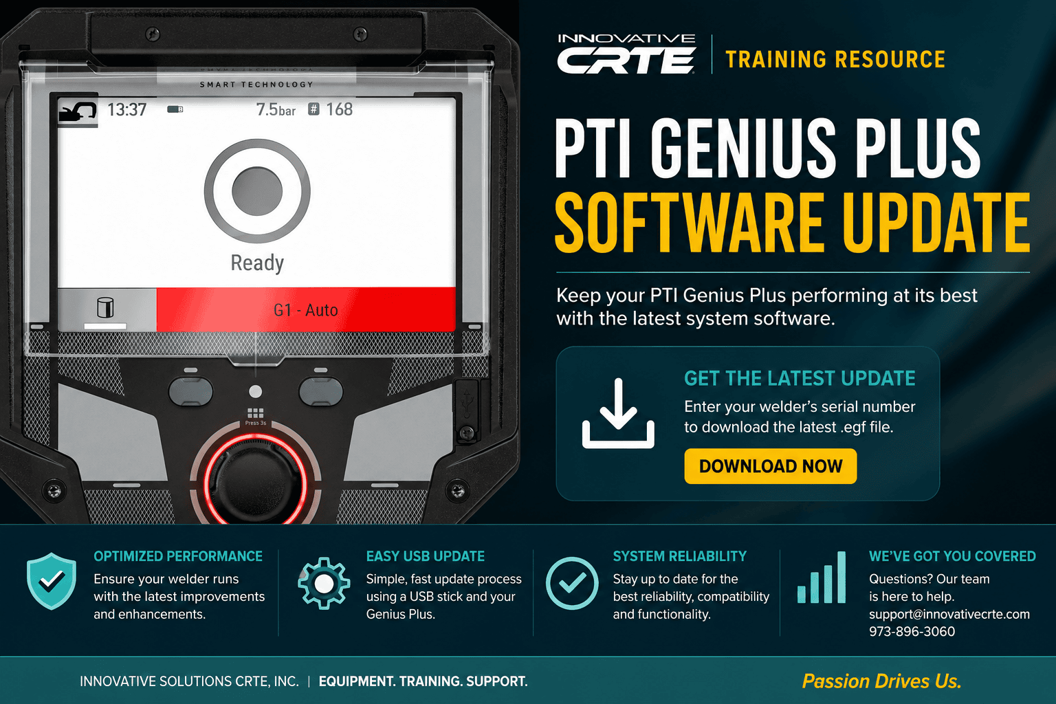 PTI Genius Plus Software Update Resource